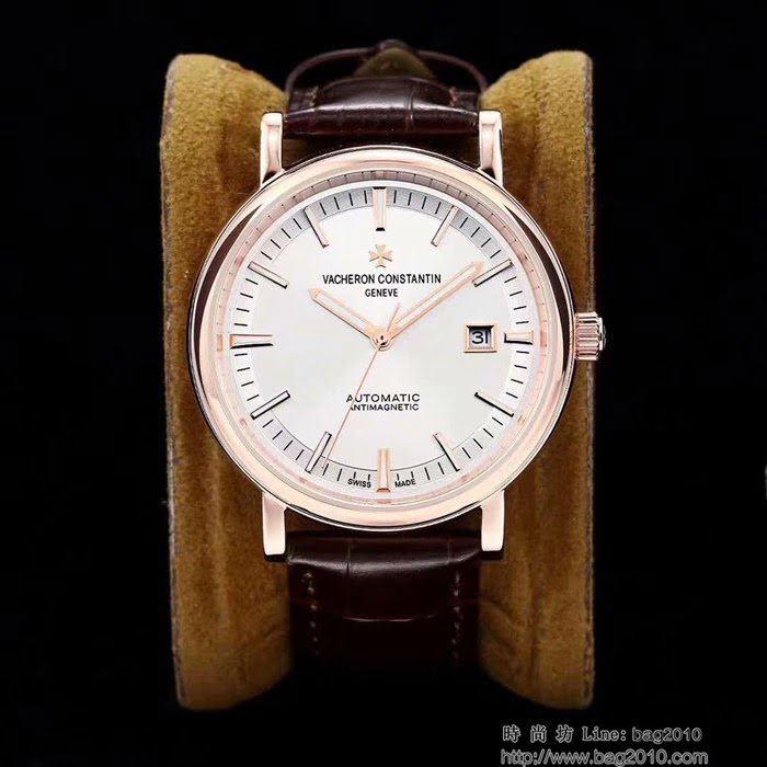 江詩丹頓 Vacheron Constantin YG廠 2019首發新款 縱橫升級版 821A零返修機芯 超強夜光 深度防水 男士腕表  wssb5045